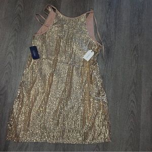 Forever 21 Gold Dress